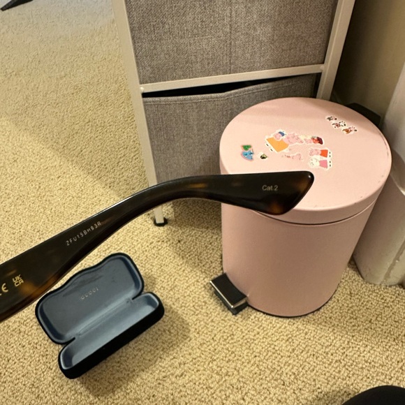 New Gucci Cat 2 Sunglasses in TORTOISE/BROWN - Picture 6 of 6